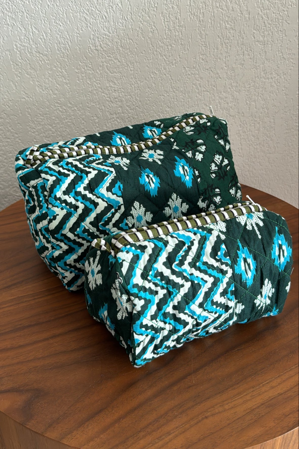 Pochette Green Patchwork