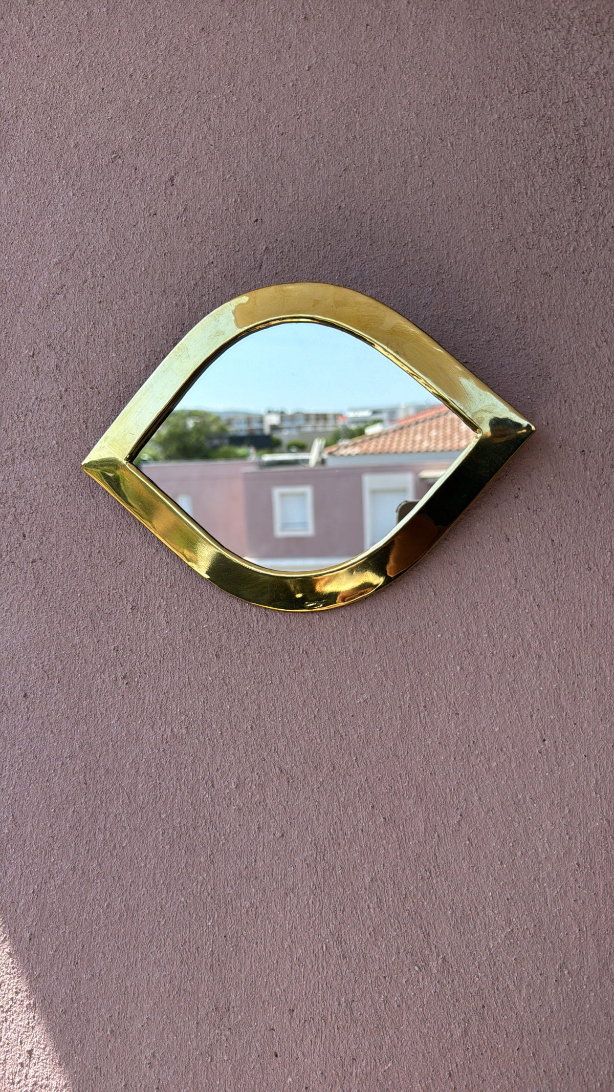 Miroir Déco en Laiton 20cm