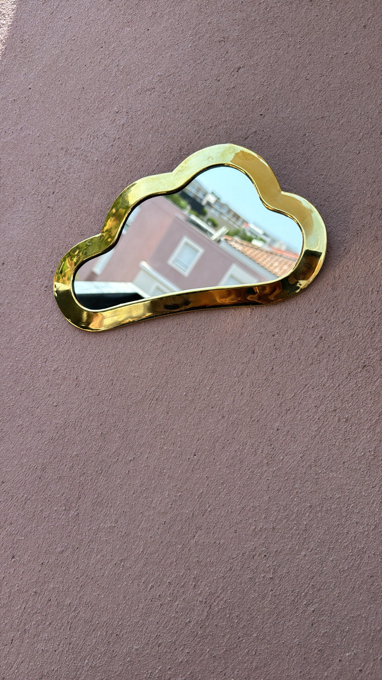 Miroir Déco en Laiton 20cm