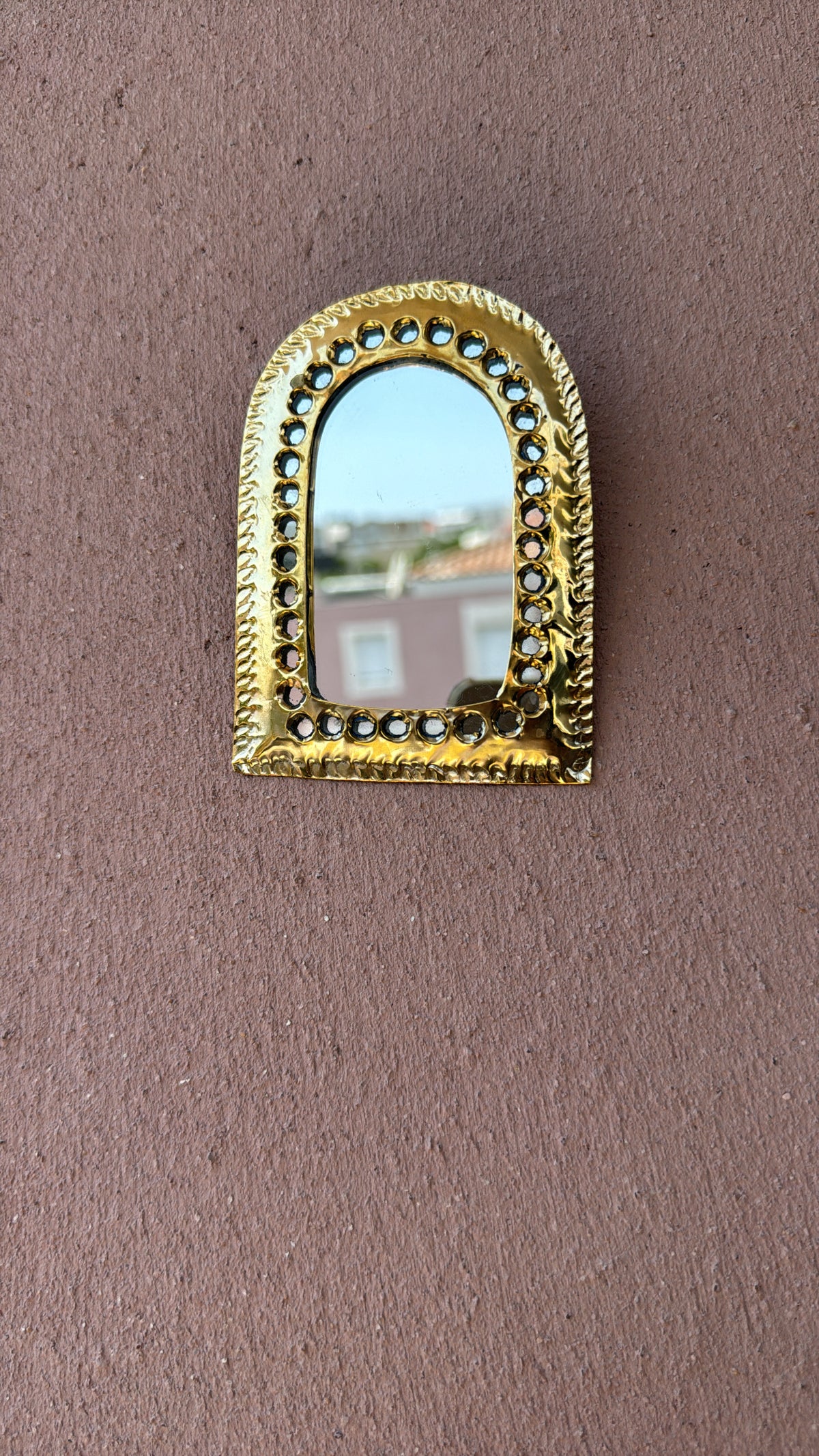 Petit miroir Laiton