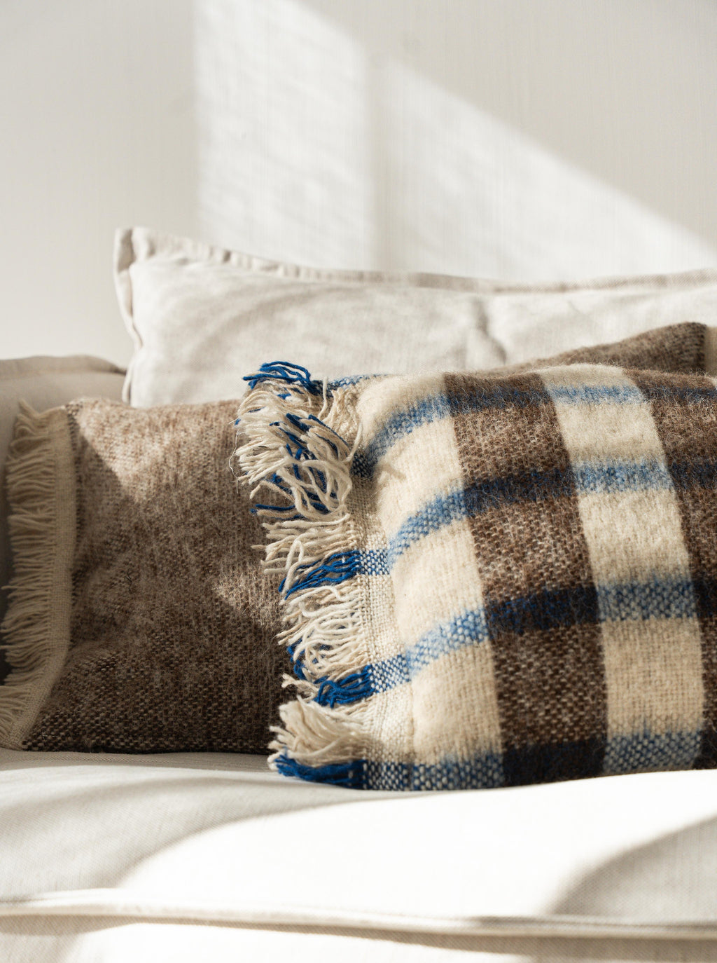 Coussin en laine - Uni