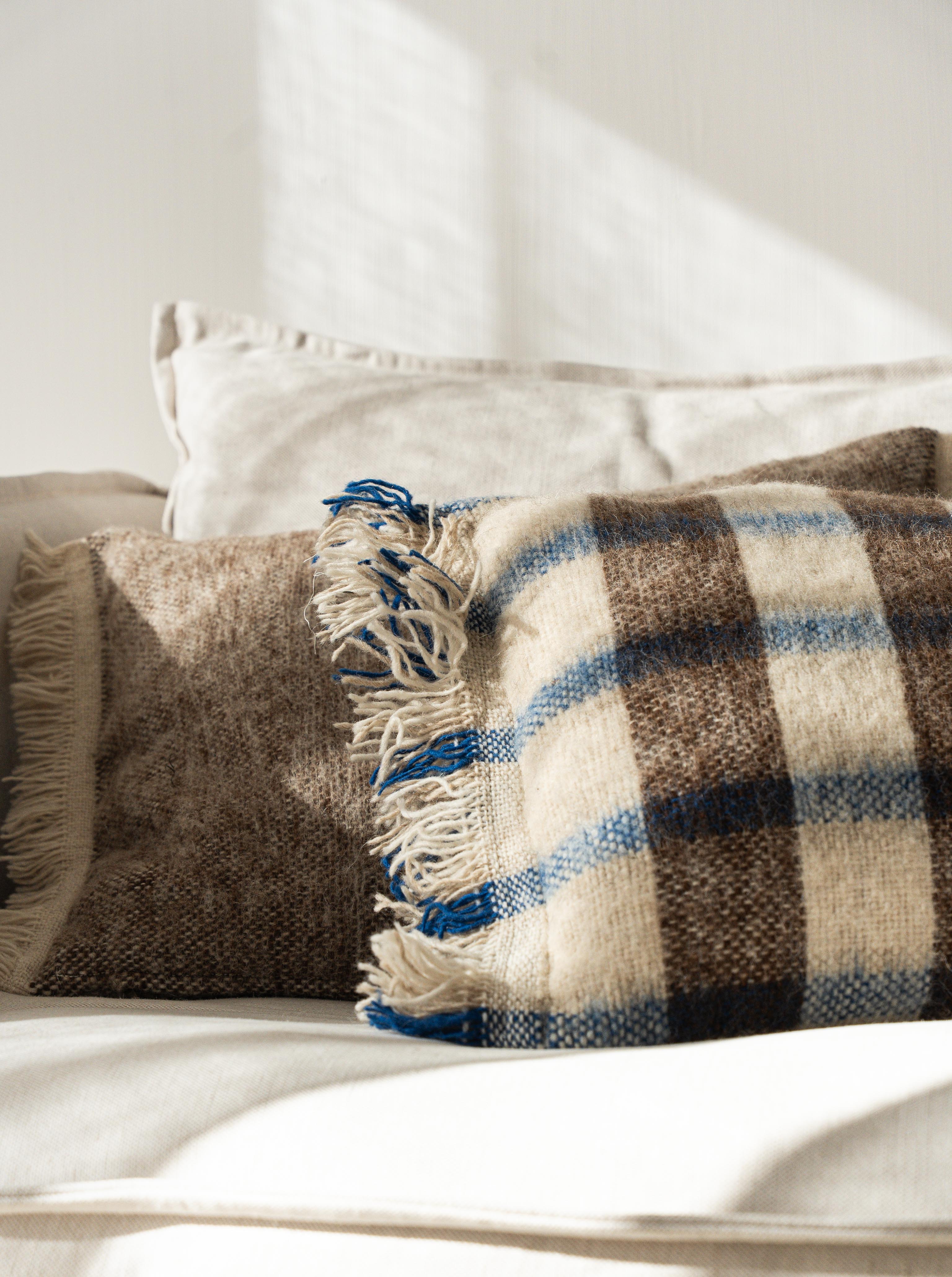 Coussin en laine - Uni