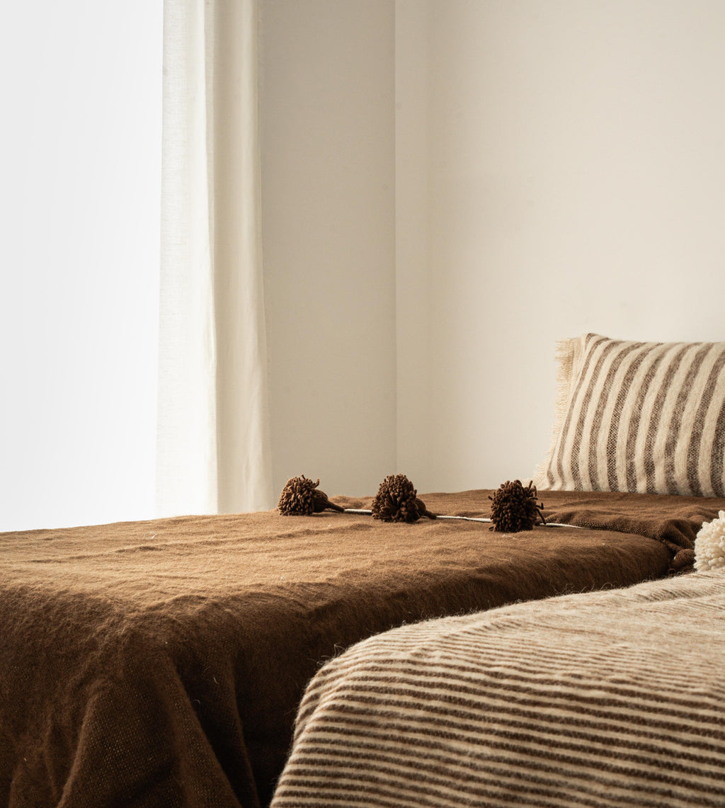 Plaid en laine - Uni