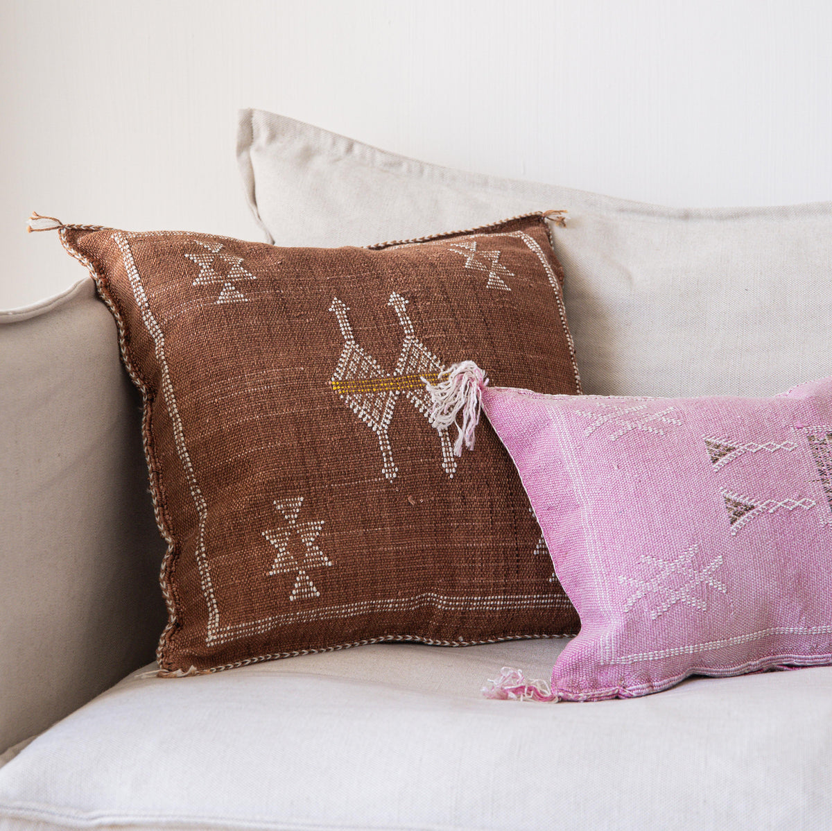 Housse de coussin Sabra rectangle 35x50cm - Rose