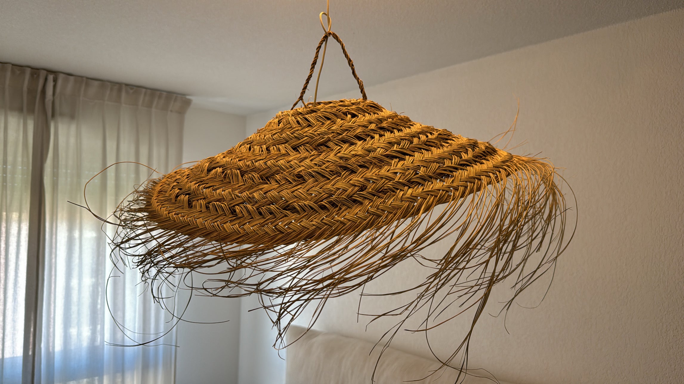 Suspension PARASOL en Doum 60 cm