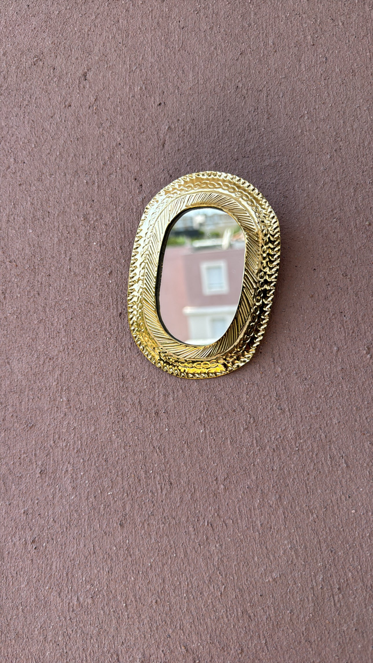 Petit miroir Laiton