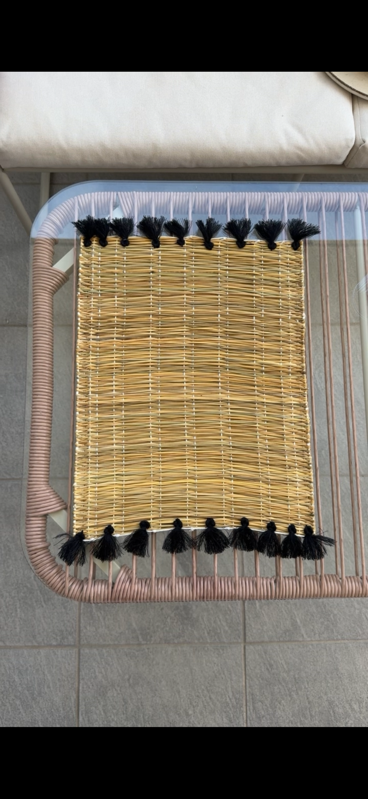 Sets de table à pompons