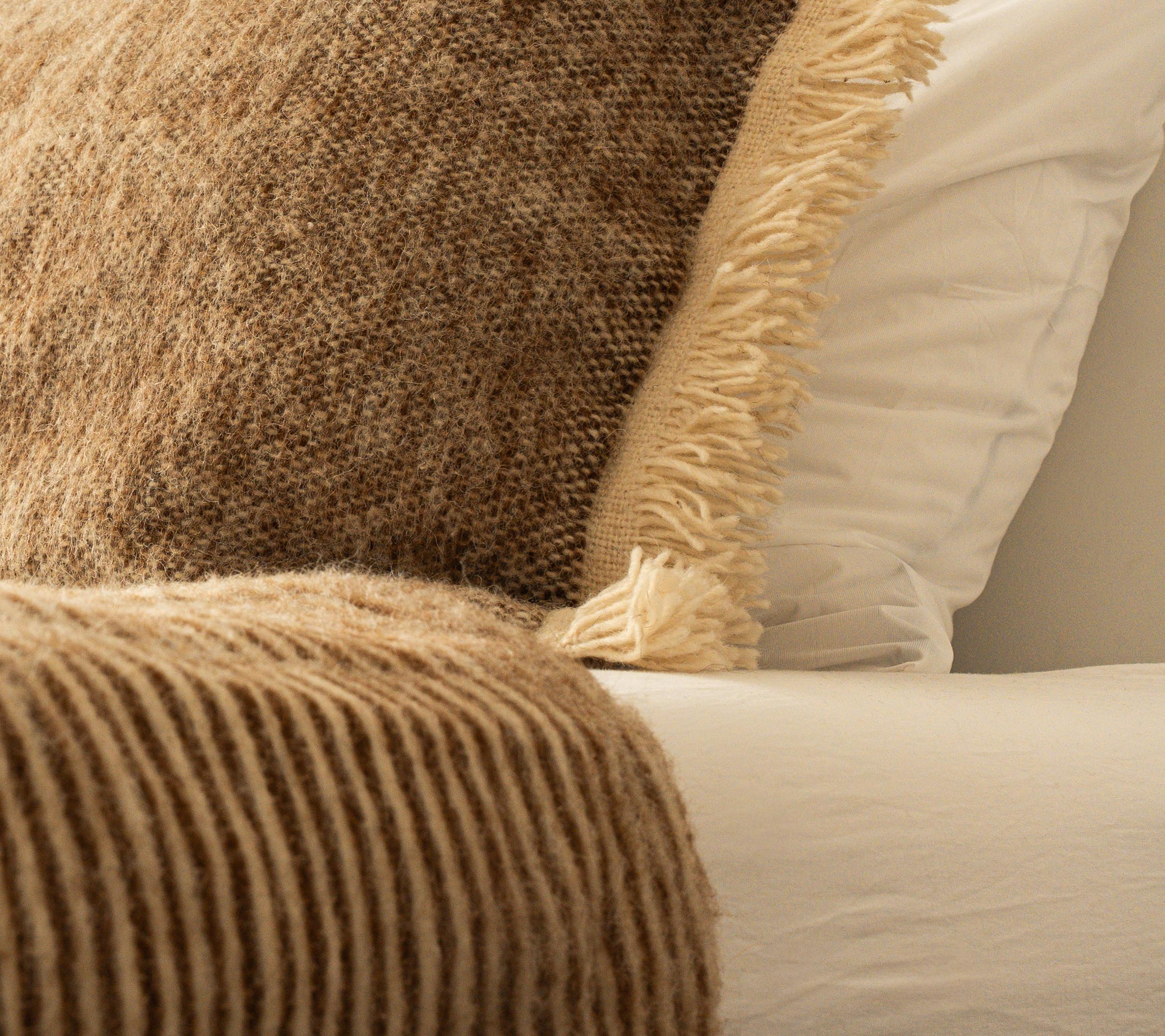 Coussin en laine - Uni