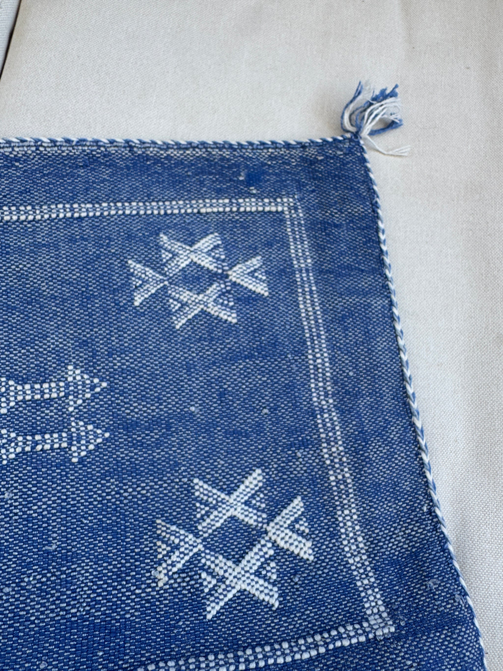 Housse de coussin Sabra rectangle 35x50cm - Bleu jeans
